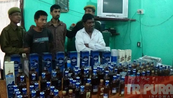 Police seized foreign liquor from Kalyanpur  